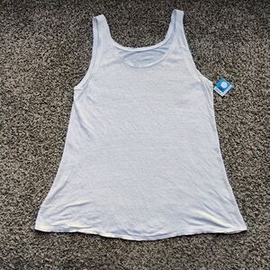 Eileen Fisher White Linen Tank Top | Size M | Minimalist fall Staple